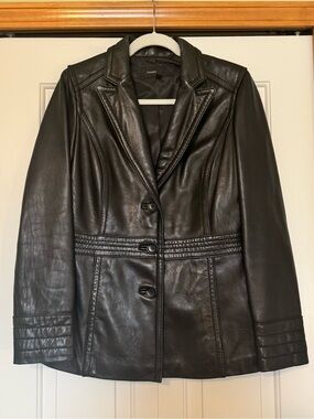 Avanti Black Leather Jacket